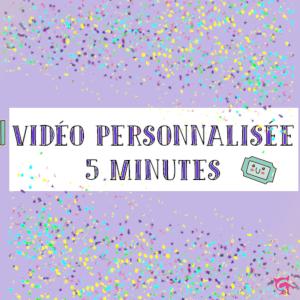 🎬🍿 Vidéo personnalisée 5 MINUTES 🍿🎬