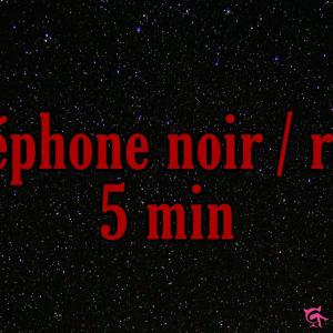Téléphone noir ou rose - 5 minutes