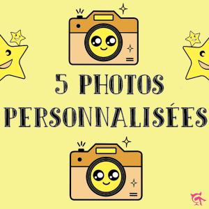 🌟📸 5 photos personnalisées 📸🌟