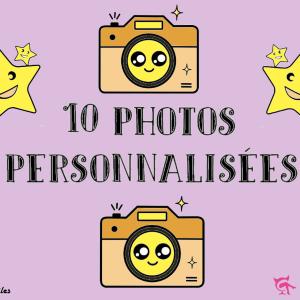 🌟📸 10 photos personnalisées 📸🌟