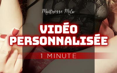 Vidéo personnalisée (1 minute)
